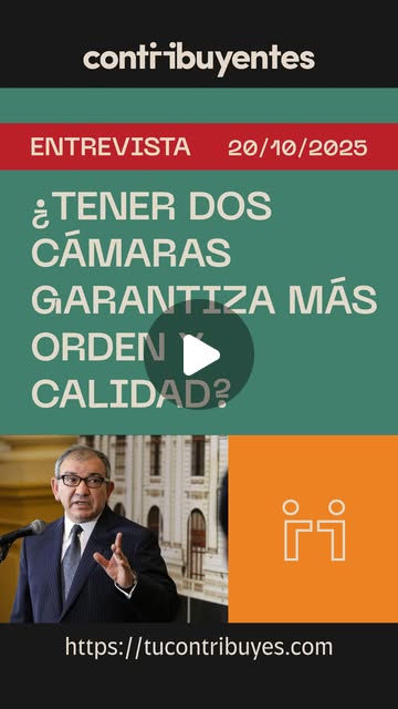 Entrevista al Dr. José Cevasco sobre la bicameralidad del Congreso