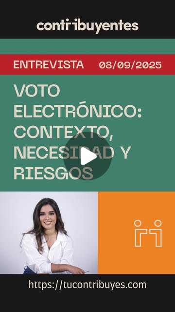 Entrevista a Milagros Muñoz sobre el voto electrónico
